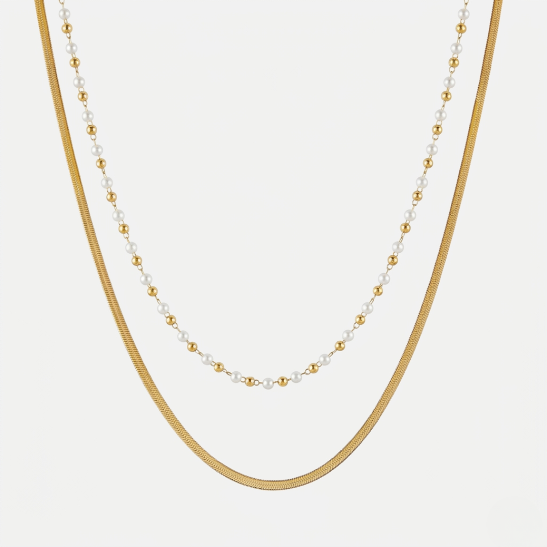 Essential Beaded Layered Chain
